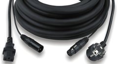 PNA100L10 Roxtone Готовый аудио-сигнальный кабель 3 x 1.5 мм 220В + 2 x 0,22XLR 10 метров